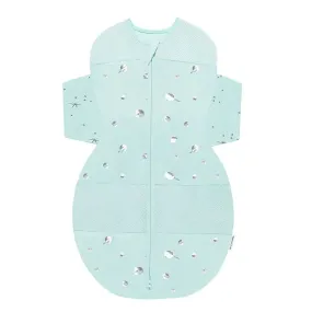 SNOO Sack Swaddle Wrap, Small - Teal Planets