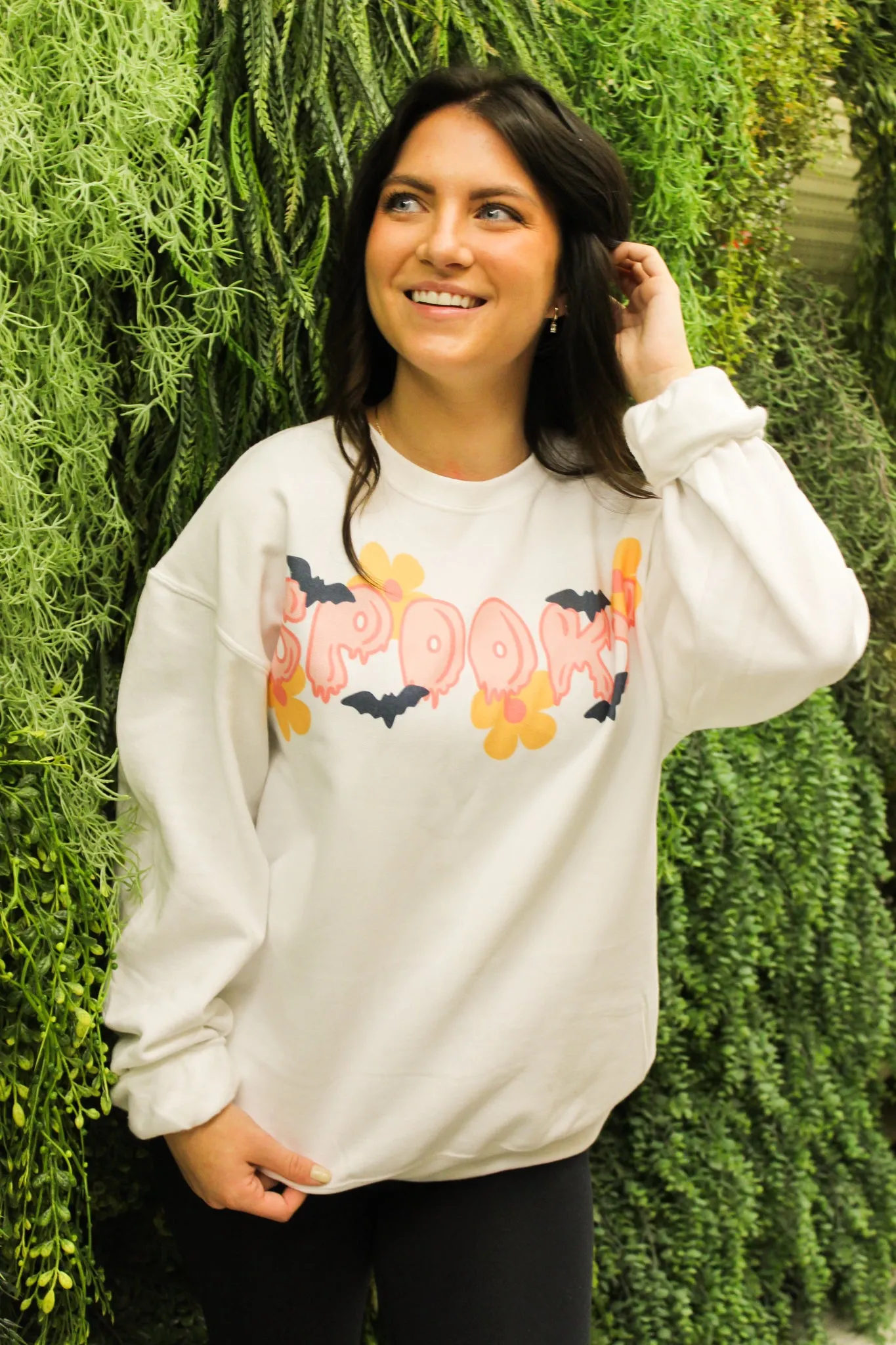 Spooky Girly Graphic Sweatshirt