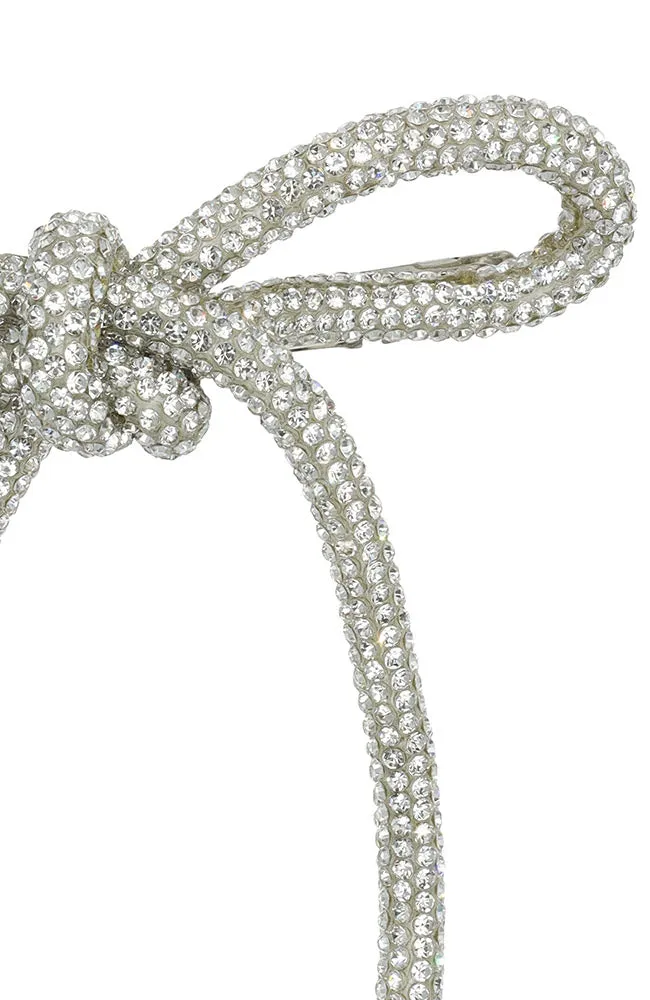 Stacy Crystal Bow Barrette