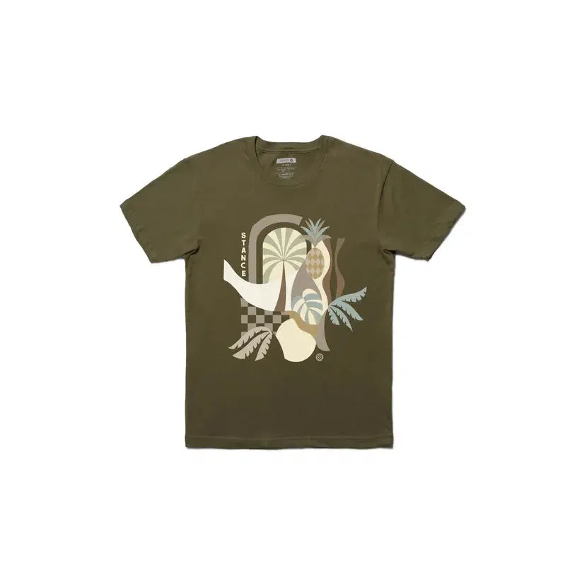 Stance Oasis T-shirt Military Green