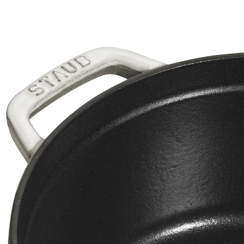 Staub 7 QT Cocotte - White Truffle