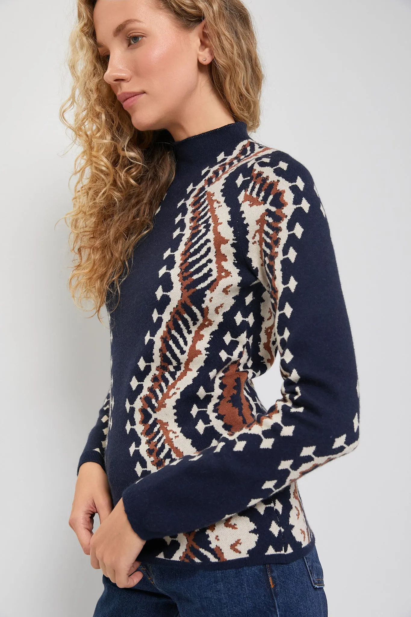 Stripes Ikat Long Sleeve Shirt