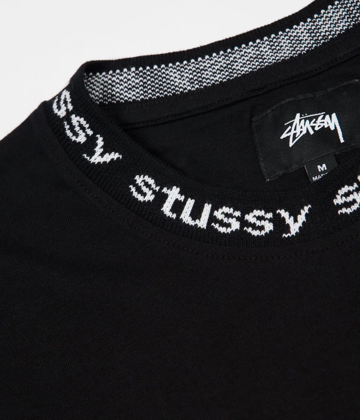 Stussy Owen Long Sleeve T-Shirt - Black