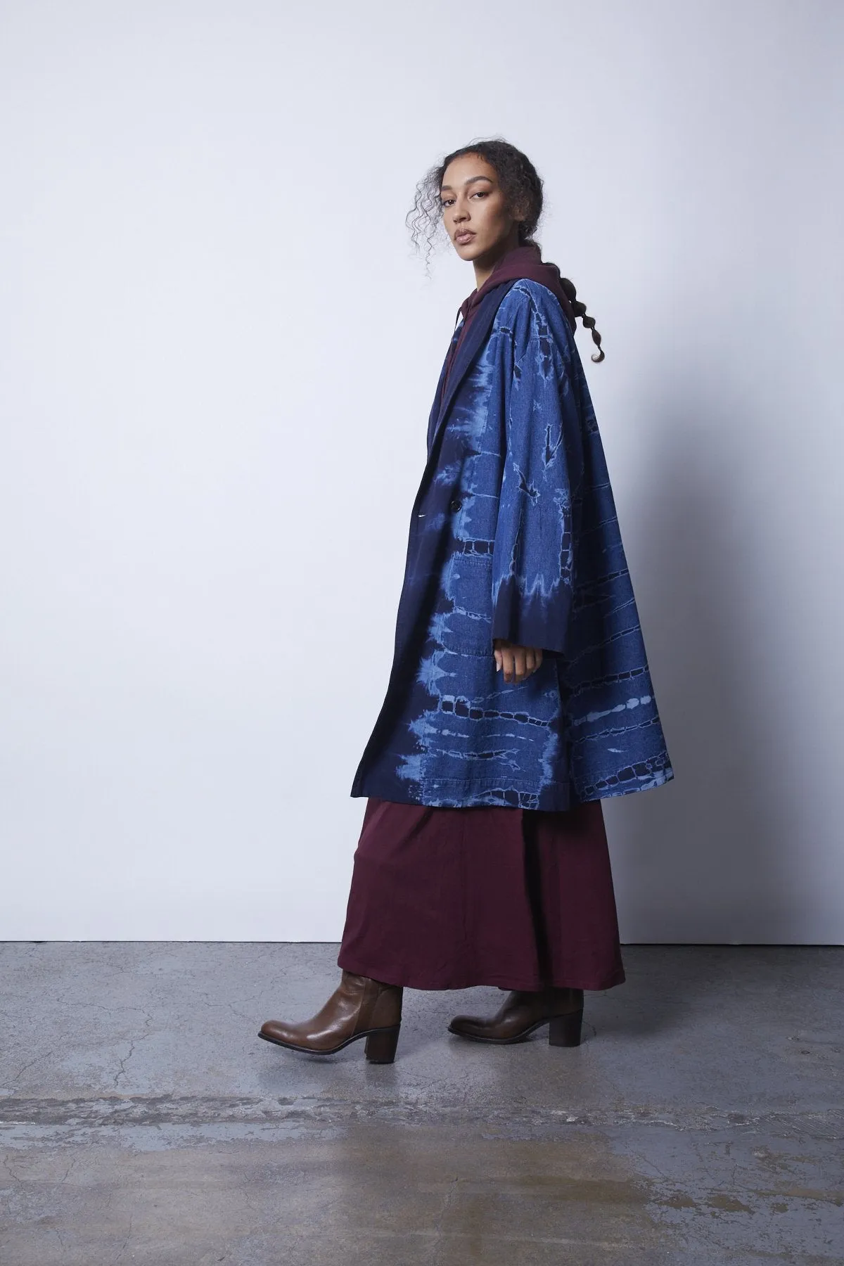 Swing Coat, Navy Storm