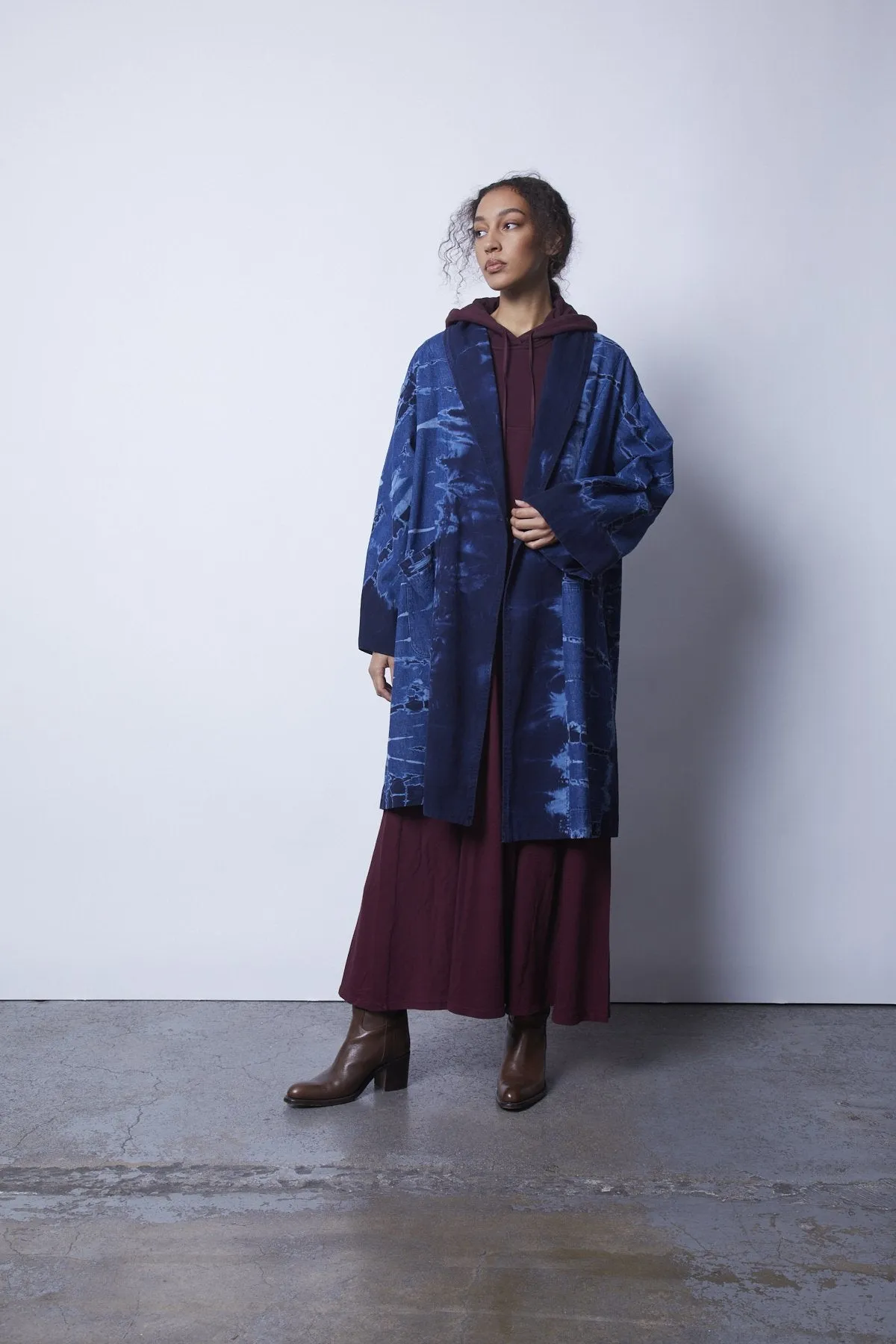 Swing Coat, Navy Storm