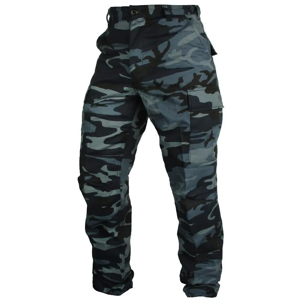 Tactical Camo BDU Pants - Midnight Blue