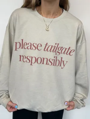 Tailgate Responsibly Graphic Sweatshirt