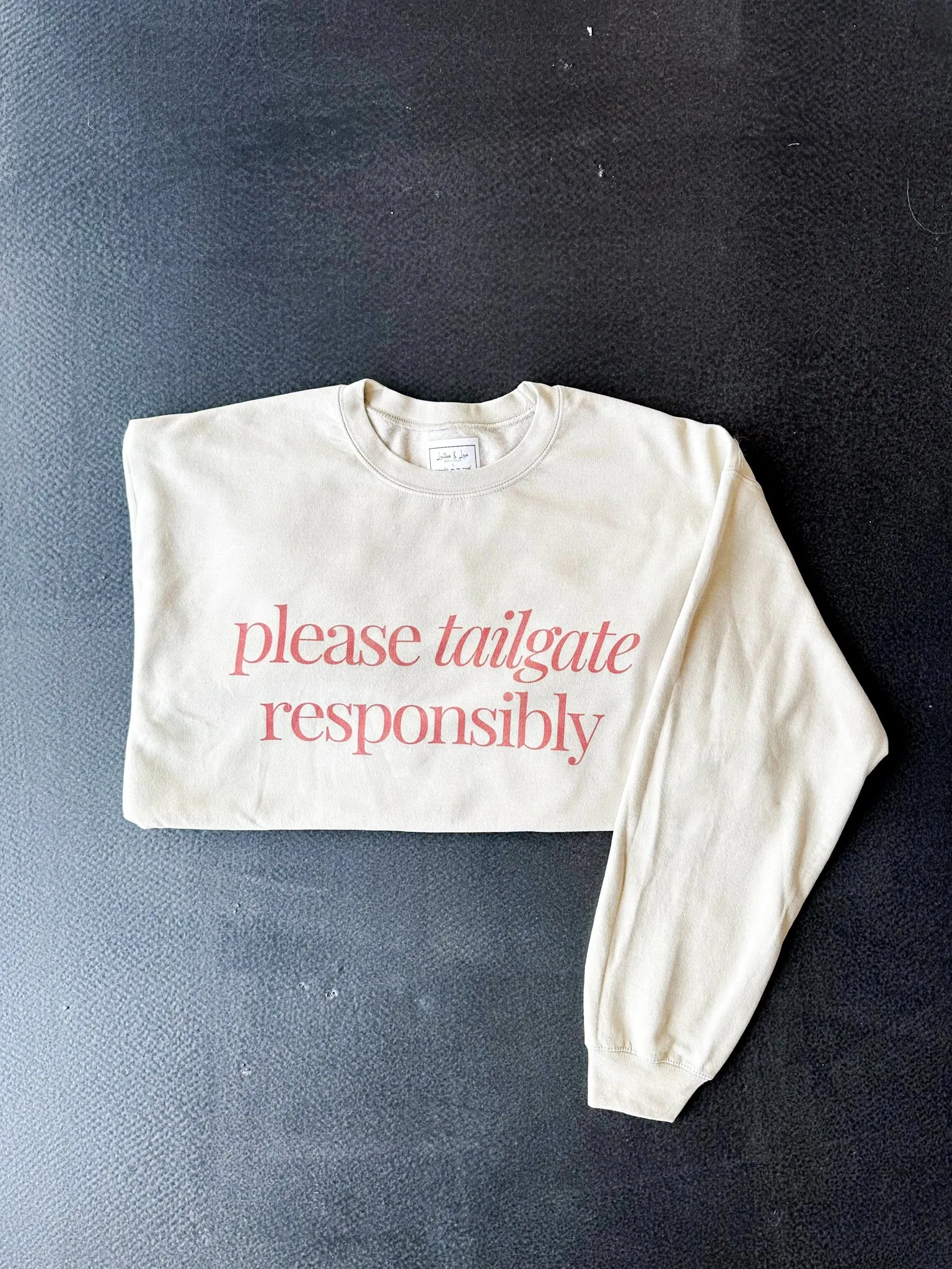 Tailgate Responsibly Graphic Sweatshirt