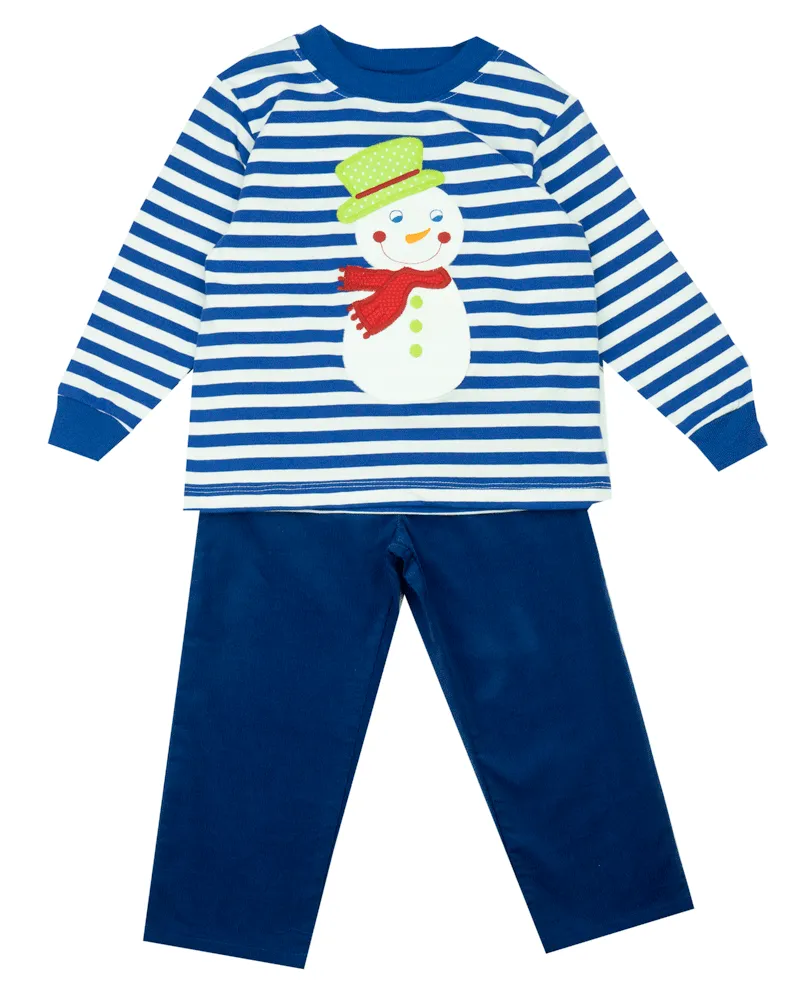 The Bailey Boys Snowman Two Piece Tunic Set