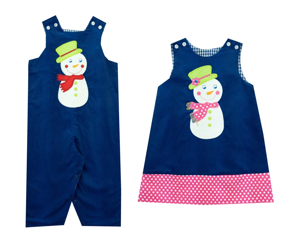 The Bailey Boys Snowman Two Piece Tunic Set