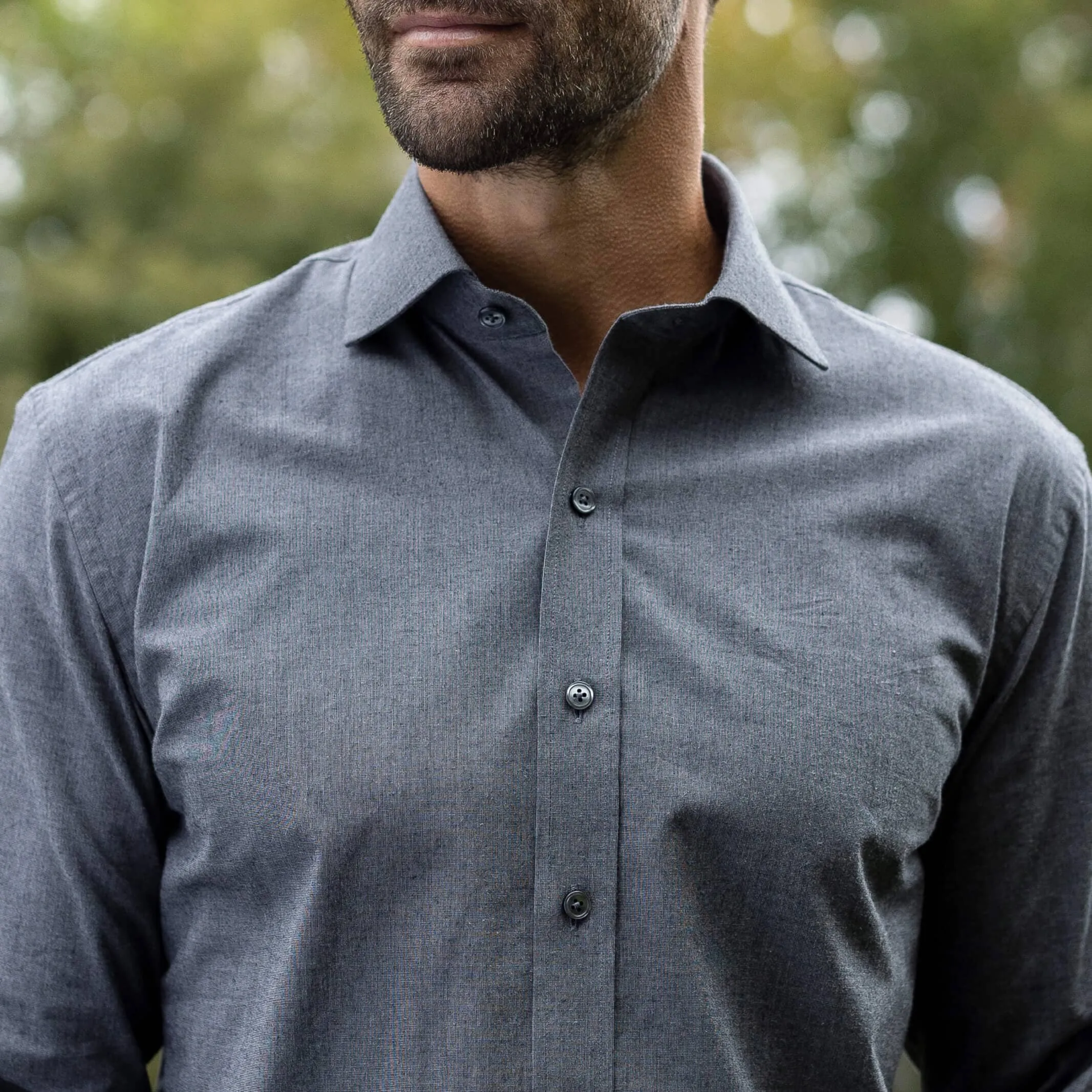 The Dark Grey Woodruff Custom Shirt