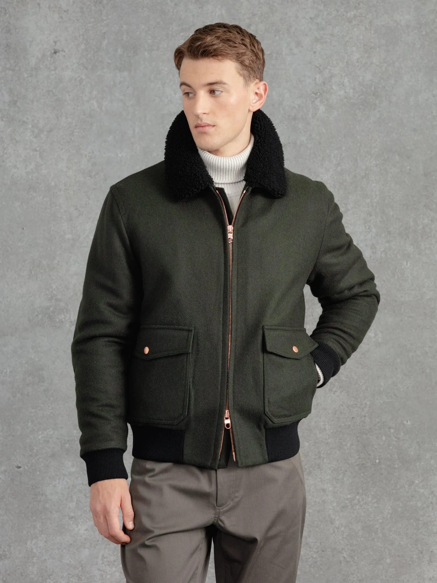 The Flight Jacket 3.0 - Moss Green