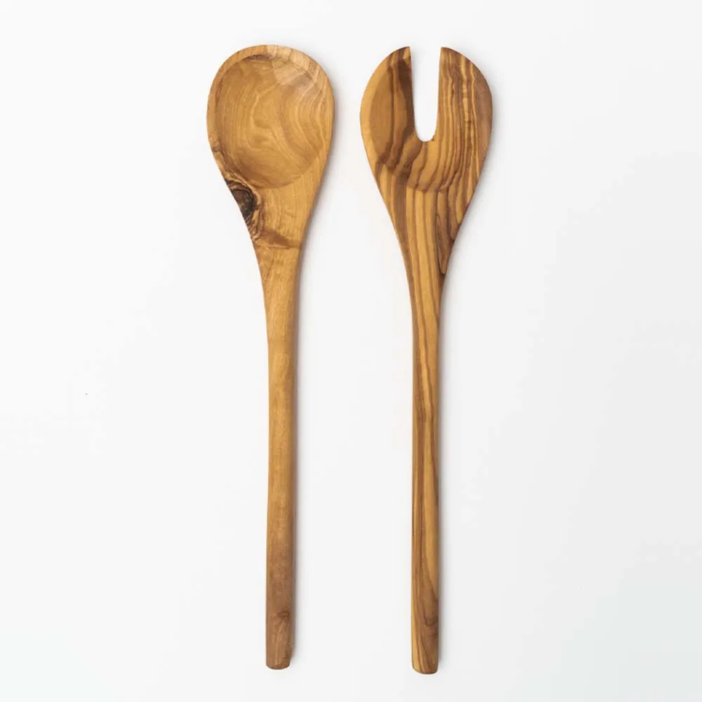 The Perfect Olivewood Salad Set