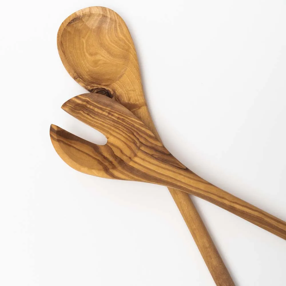 The Perfect Olivewood Salad Set