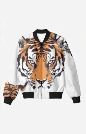 The Royal Bengal Tiger - Unisex Printed Bomber Jacket with Pockets