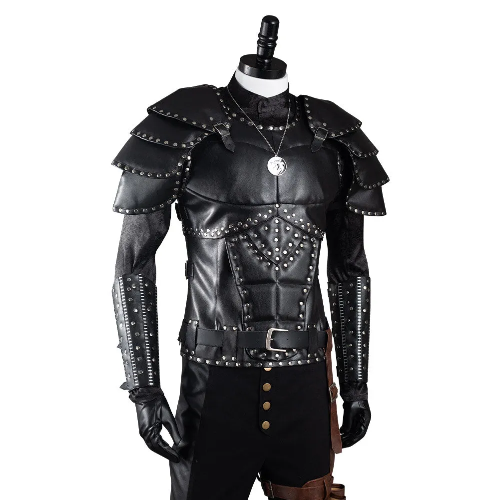 The Witcher Geralt of Rivia Outfits Halloween Carnival Suit Cosplay Costume