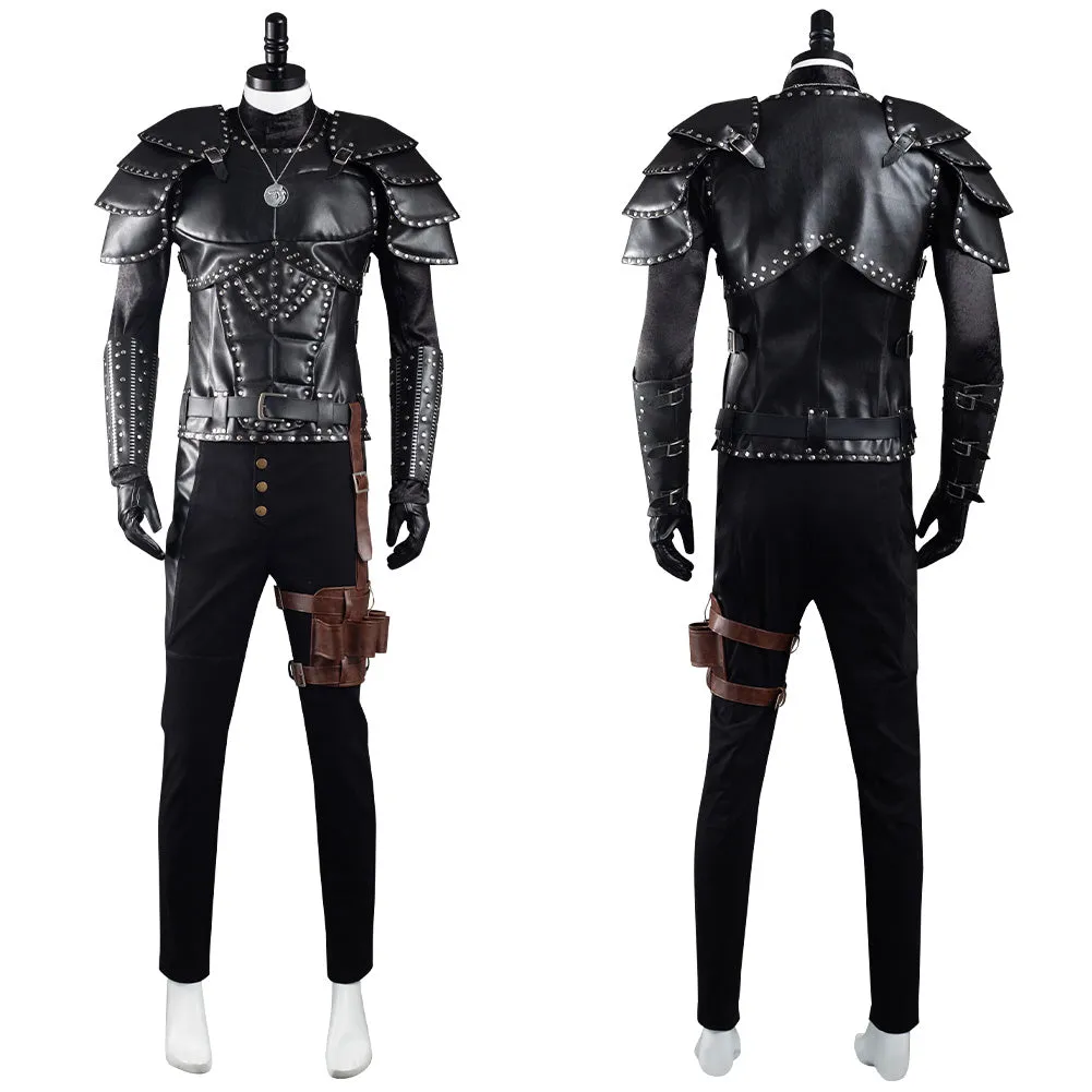 The Witcher Geralt of Rivia Outfits Halloween Carnival Suit Cosplay Costume