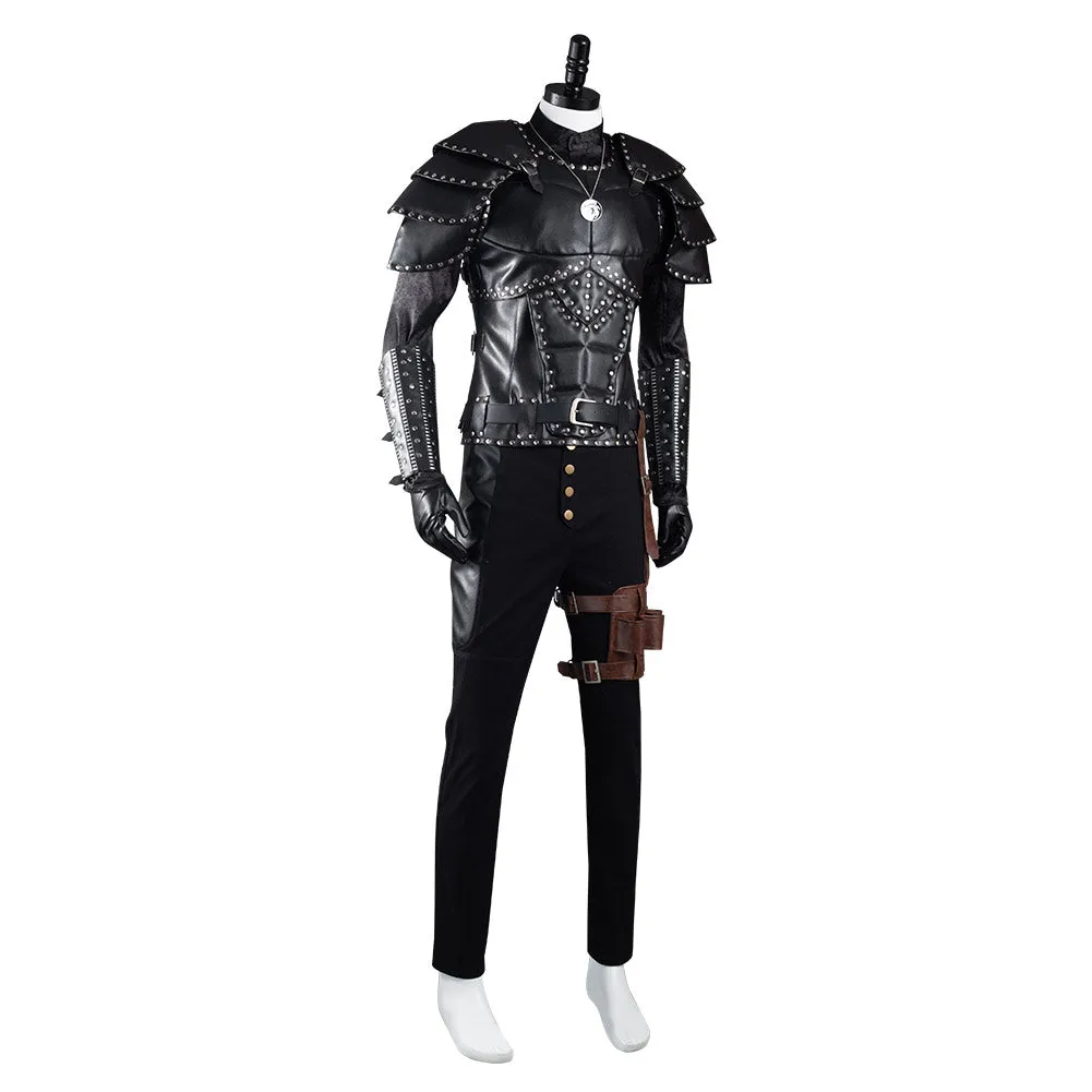 The Witcher Geralt of Rivia Outfits Halloween Carnival Suit Cosplay Costume