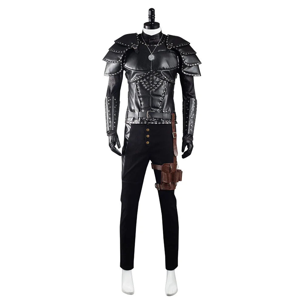 The Witcher Geralt of Rivia Outfits Halloween Carnival Suit Cosplay Costume