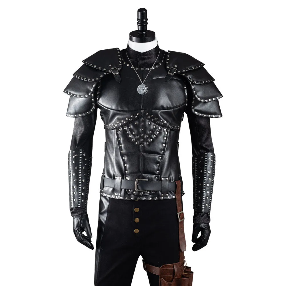 The Witcher Geralt of Rivia Outfits Halloween Carnival Suit Cosplay Costume