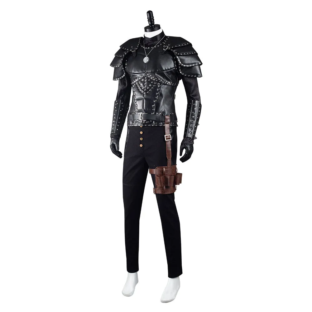 The Witcher Geralt of Rivia Outfits Halloween Carnival Suit Cosplay Costume