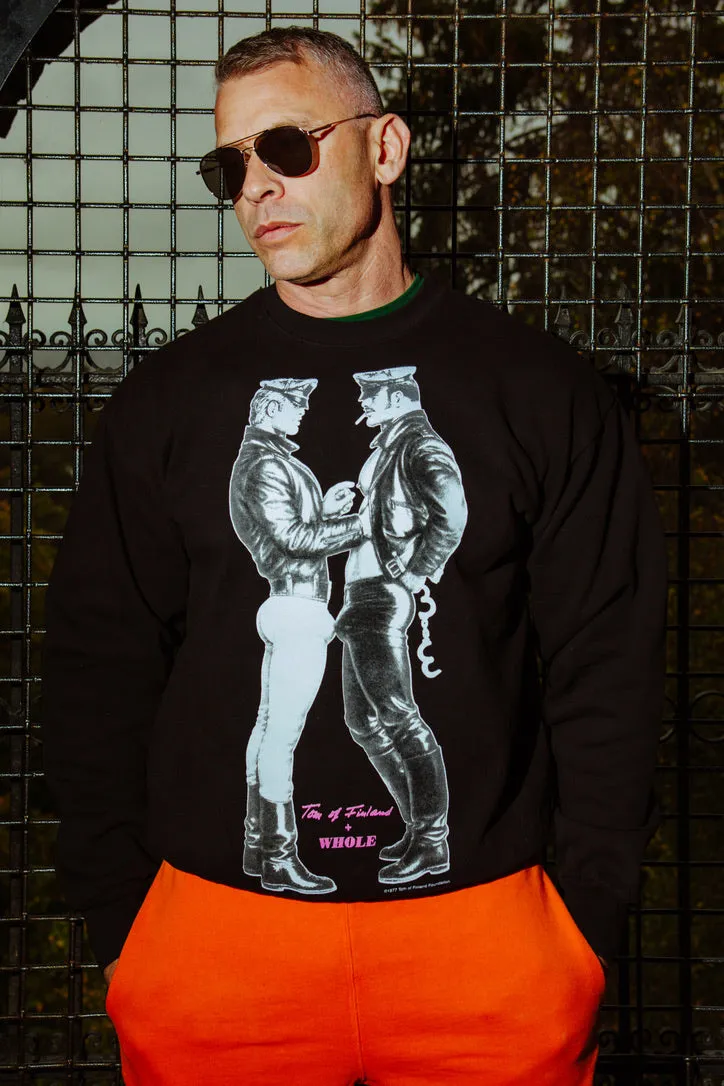 TOM OF FINLAND x WHOLE MENERGY CREWNECK