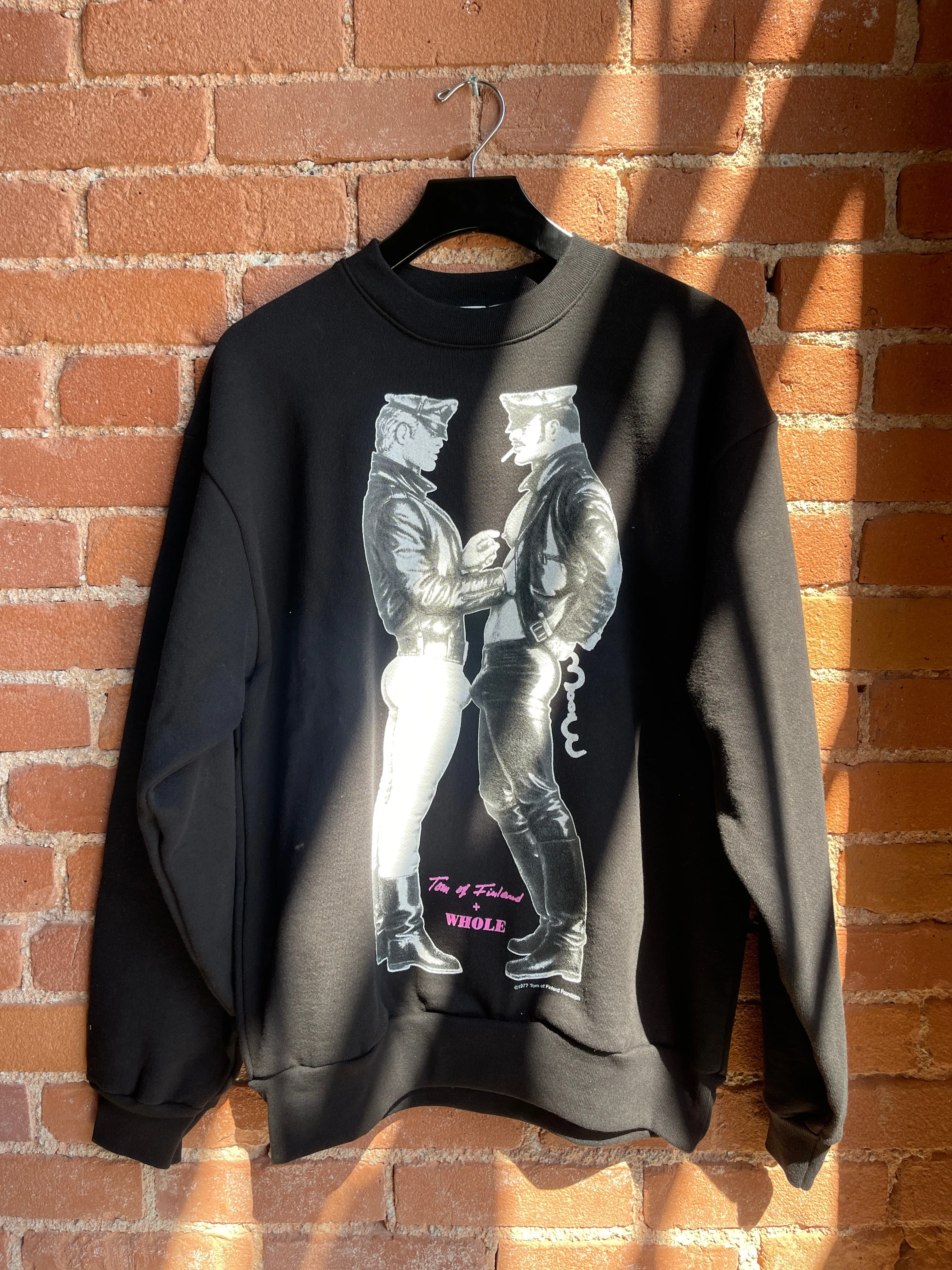 TOM OF FINLAND x WHOLE MENERGY CREWNECK