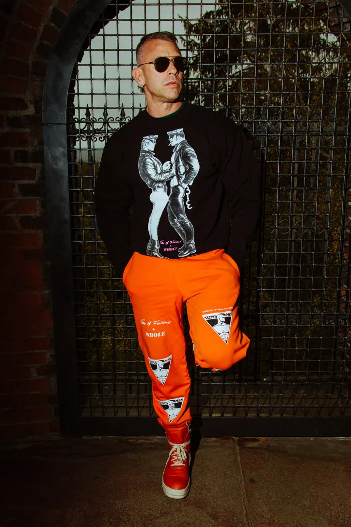 TOM OF FINLAND x WHOLE MENERGY CREWNECK