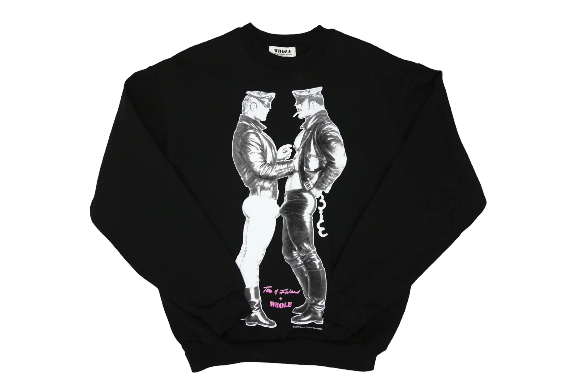 TOM OF FINLAND x WHOLE MENERGY CREWNECK