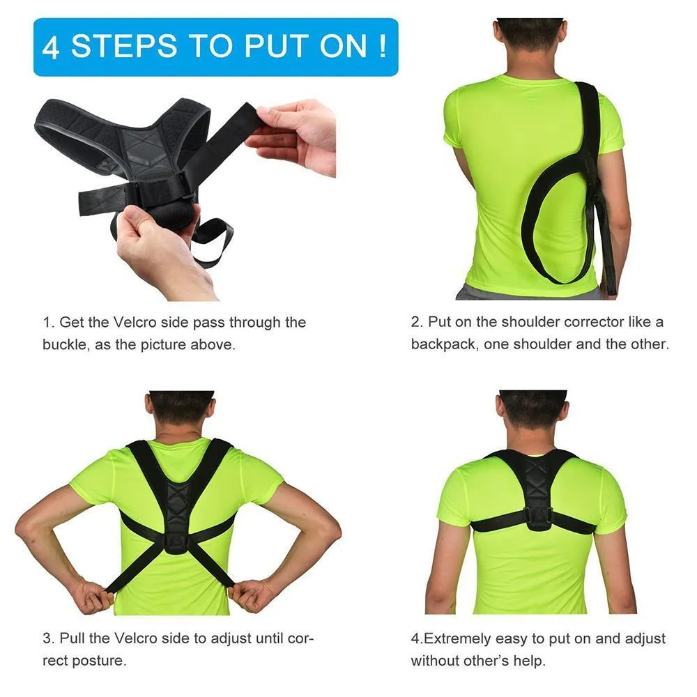 Truebody™ Posture Corrector Back Body Wellness Brace for Men & Women Device