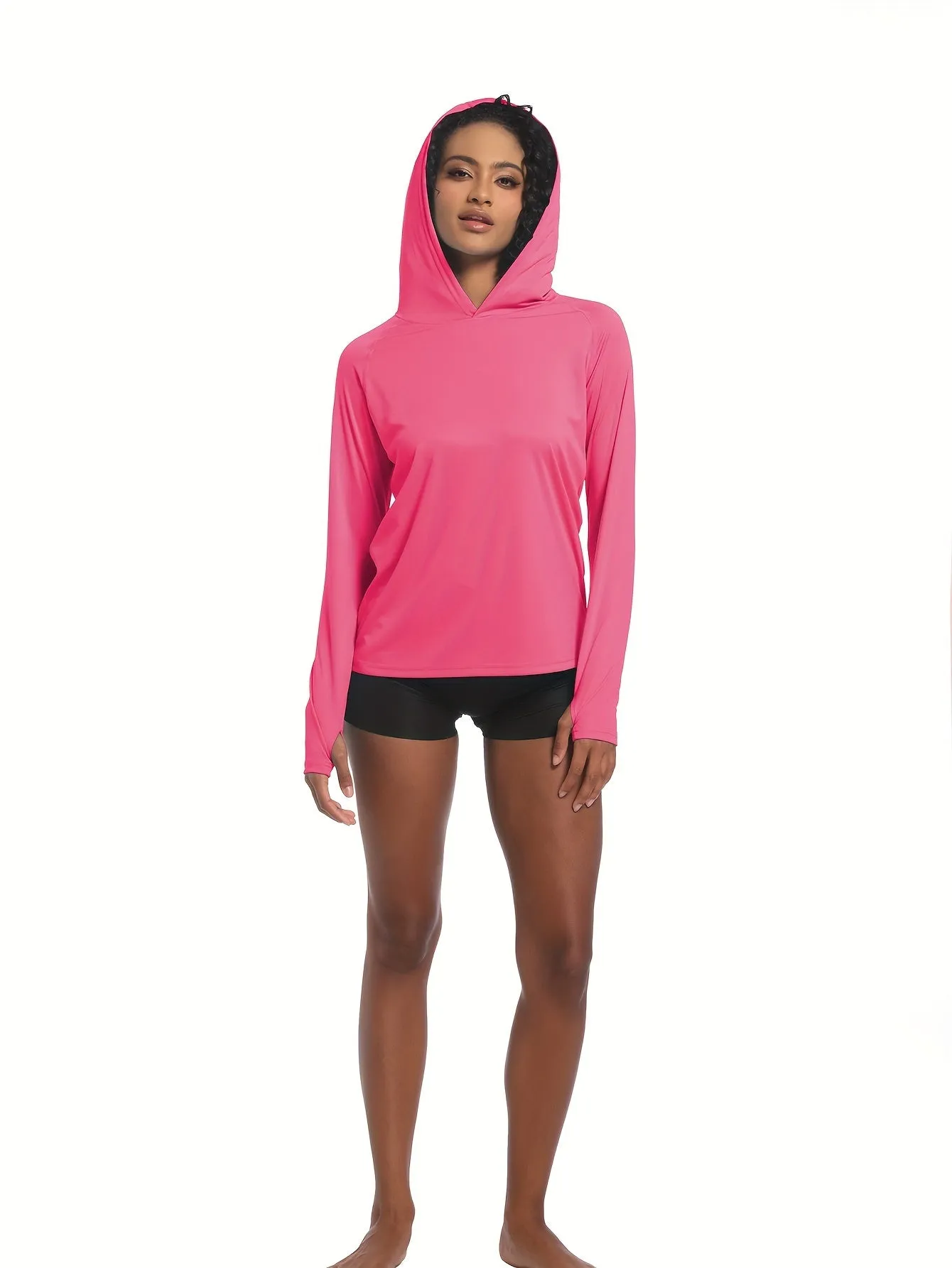 Ultra-Soft Women's Hoodie - Long Sleeve, Lightweight, Breathable, Moisture-Wicking, Quick-Drying, Outdoor Activewear for Hiking, Fishing, Camping, Travel - Perfect for Casual Daily Wear