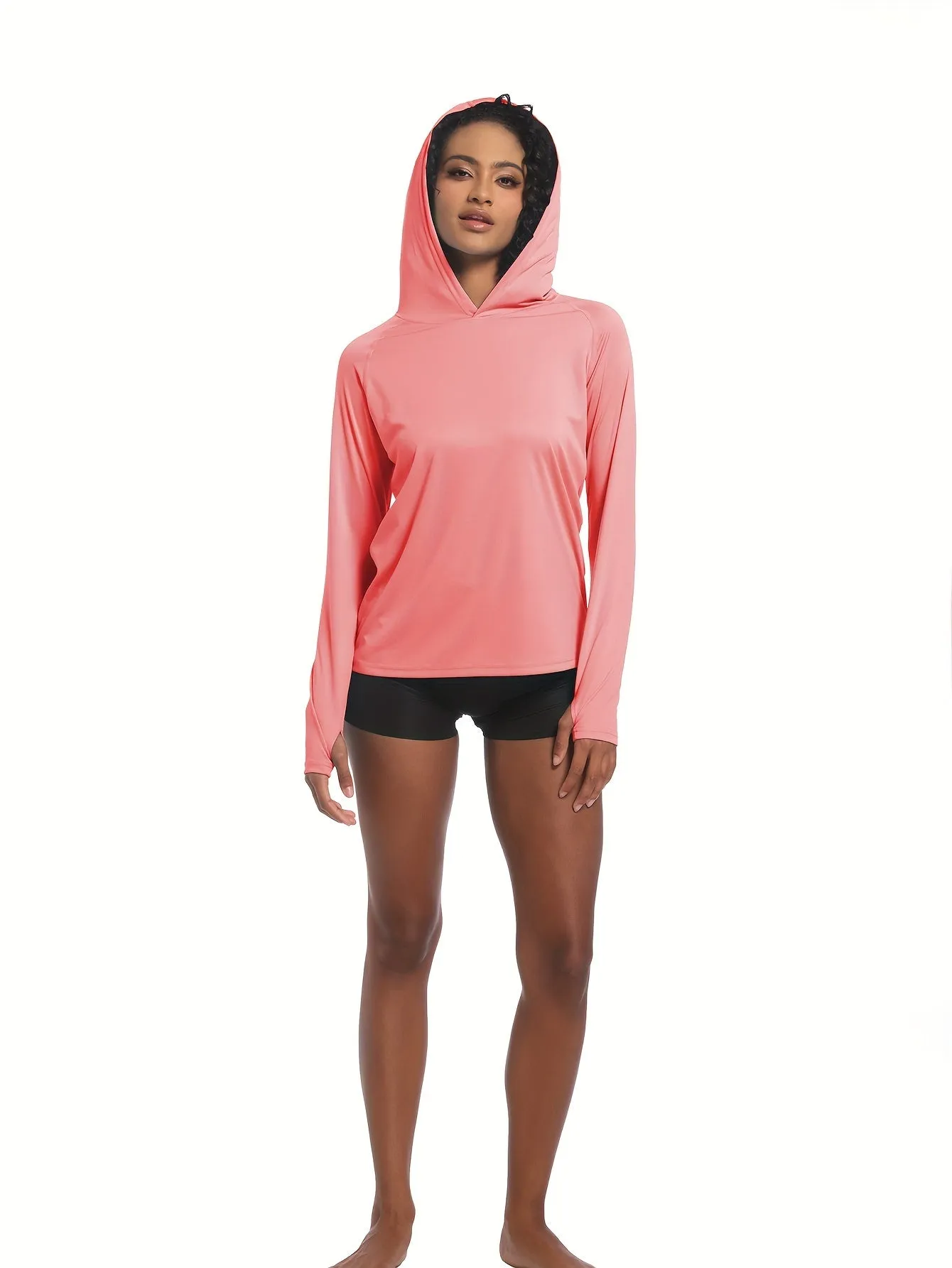 Ultra-Soft Women's Hoodie - Long Sleeve, Lightweight, Breathable, Moisture-Wicking, Quick-Drying, Outdoor Activewear for Hiking, Fishing, Camping, Travel - Perfect for Casual Daily Wear