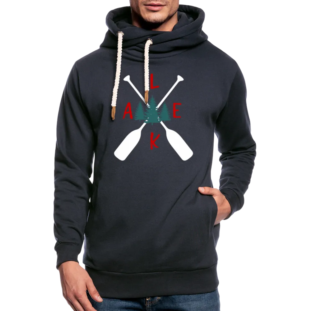 Unisex Lake Hoodie Navy Sweatshirt, Lake Life Hoodie with Pockets