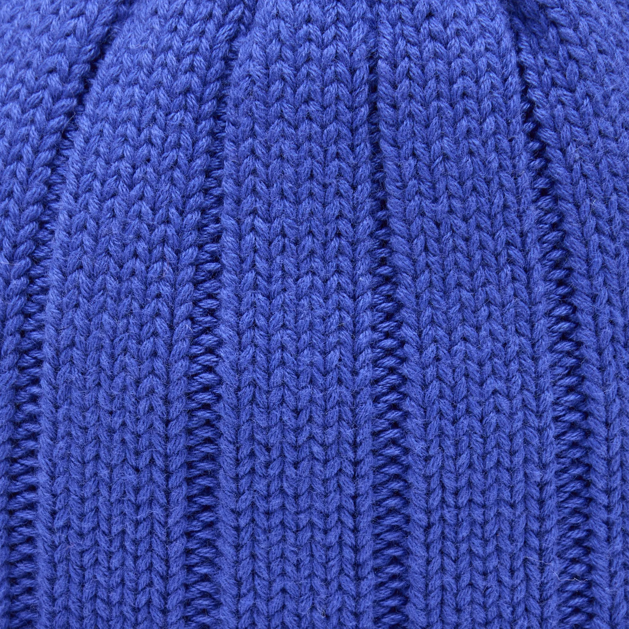 Unisex ribbed beanie jo in gentian blue