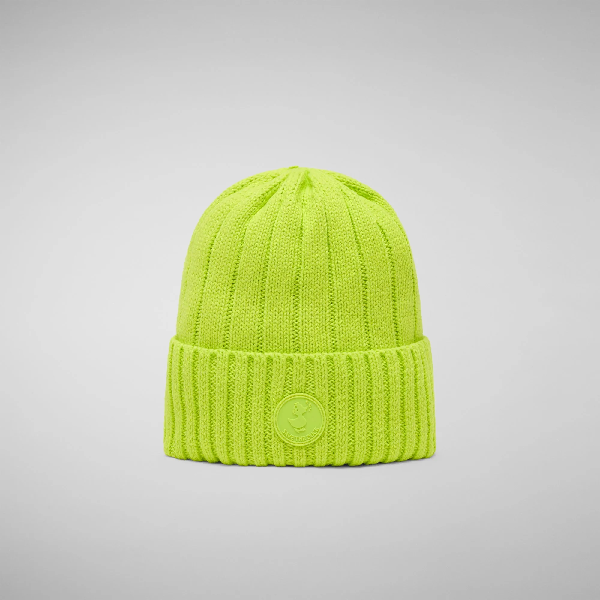 Unisex ribbed beanie jo in lichen green