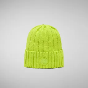 Unisex ribbed beanie jo in lichen green