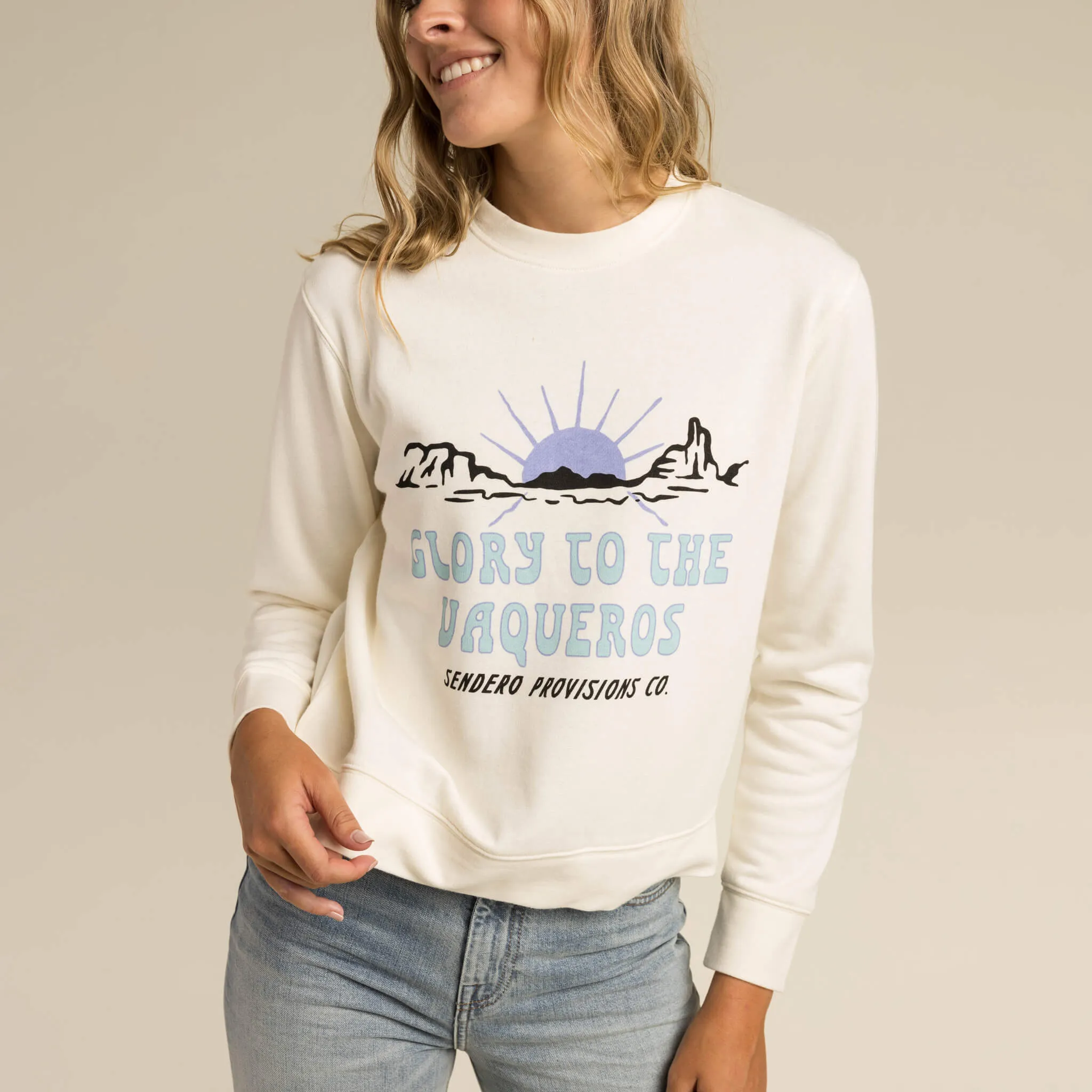 Vaqueros Drop Shoulder Sweatshirt