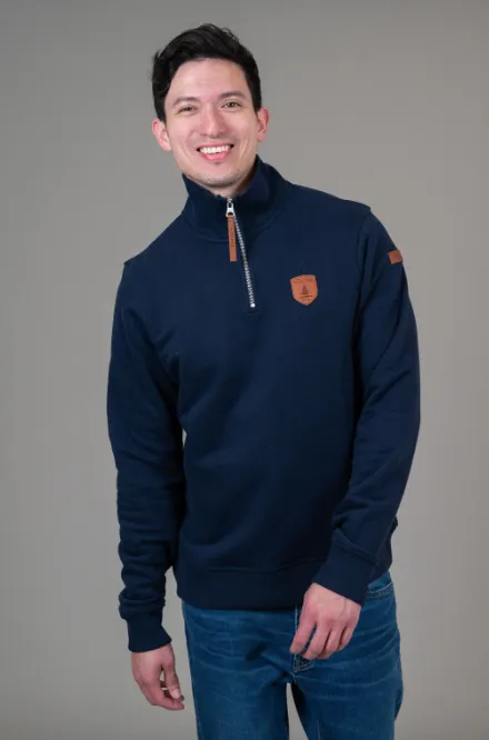 Vincent Oxford Half-Zip Sweatshirt