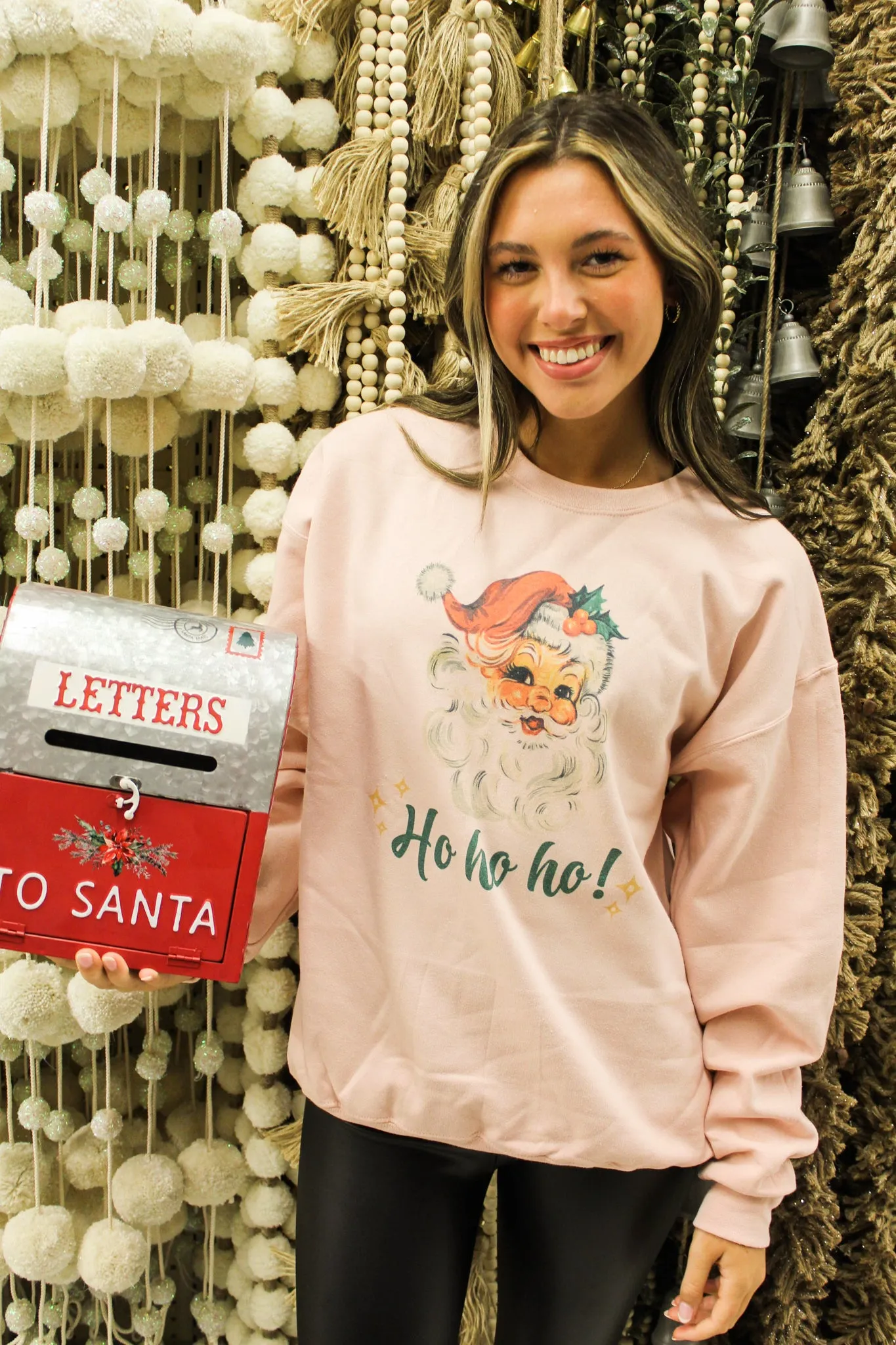 Vintage Santa Graphic Sweatshirt