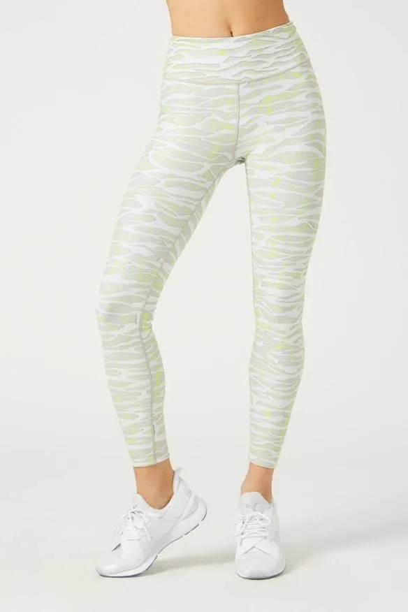 Wear It To Heart Downtown Zebra White Reversible Legging