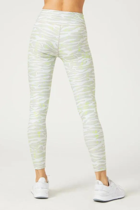 Wear It To Heart Downtown Zebra White Reversible Legging