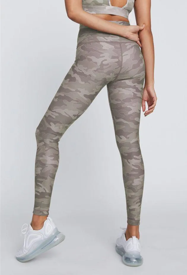 Wear It To Heart Truffle Camo Reversible Legging