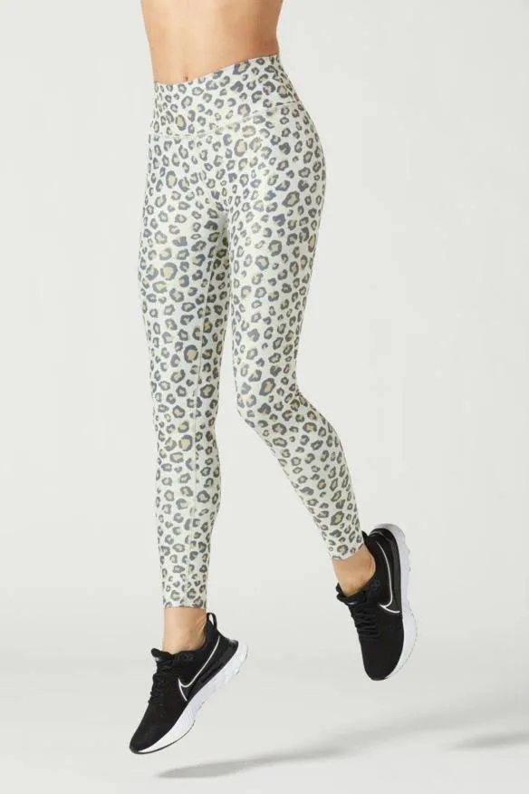 Wear It To Heart Wild Cheetah White High Waist Legging