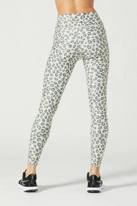 Wear It To Heart Wild Cheetah White High Waist Legging