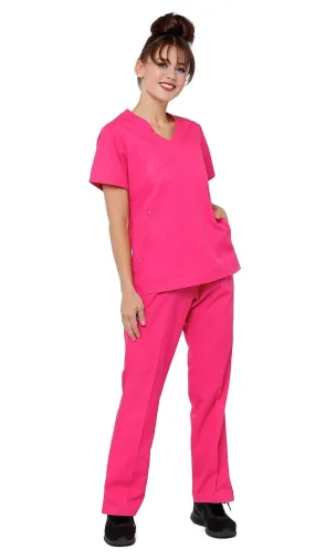 Women's 6 Pocket Slim Fit Medical Scrubs - Style 407