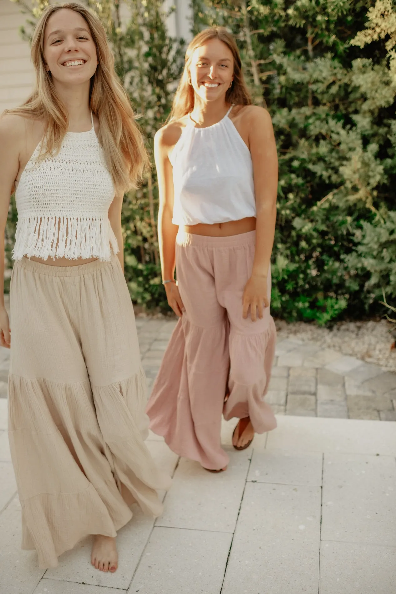 Women's Bella Maxi Pants (latte muslin)