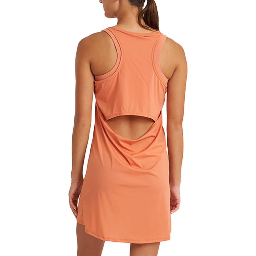 Women's Draped Back Performance Tennis Dress