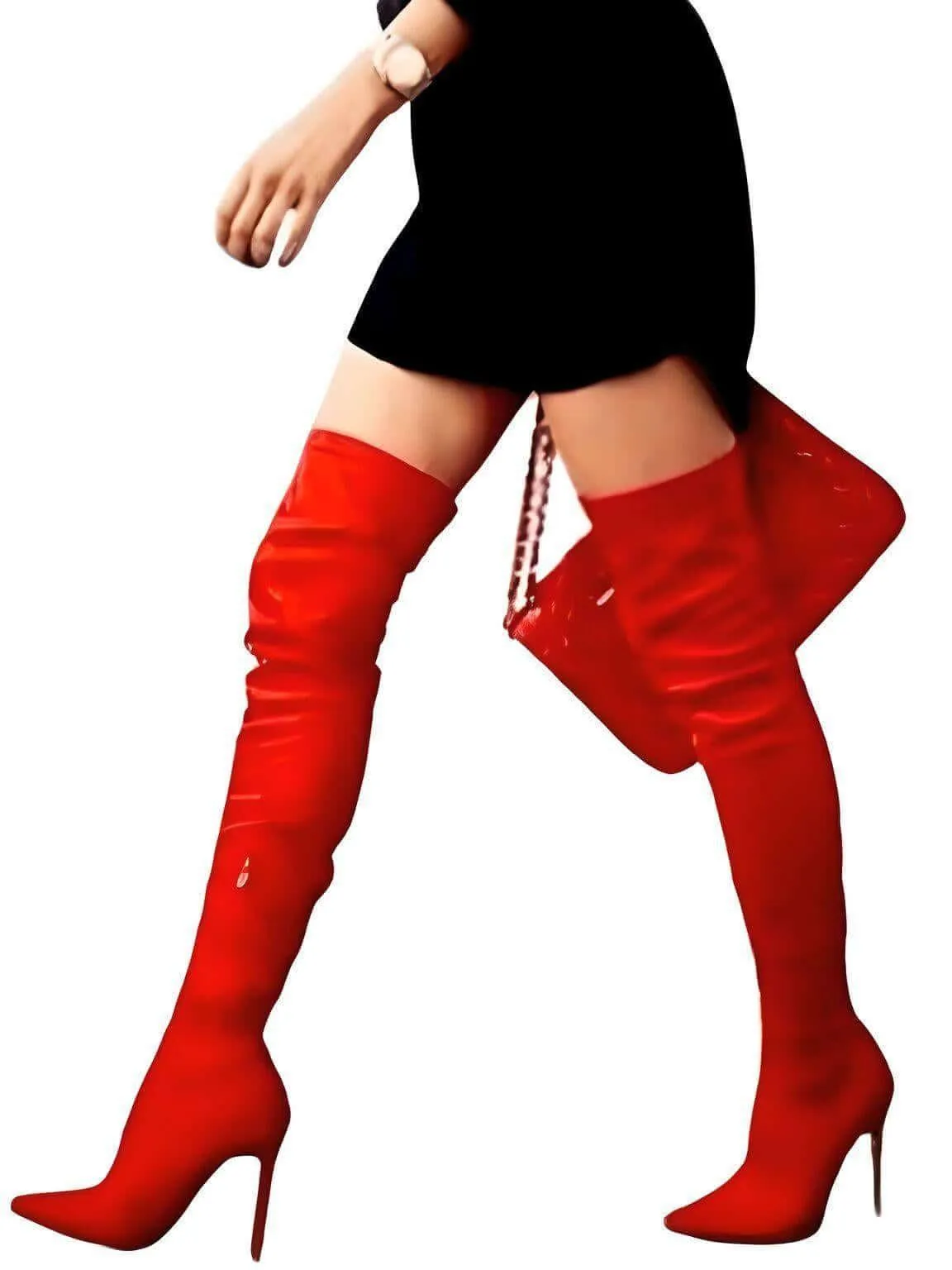 Women's Over The Knee High Heel Boots