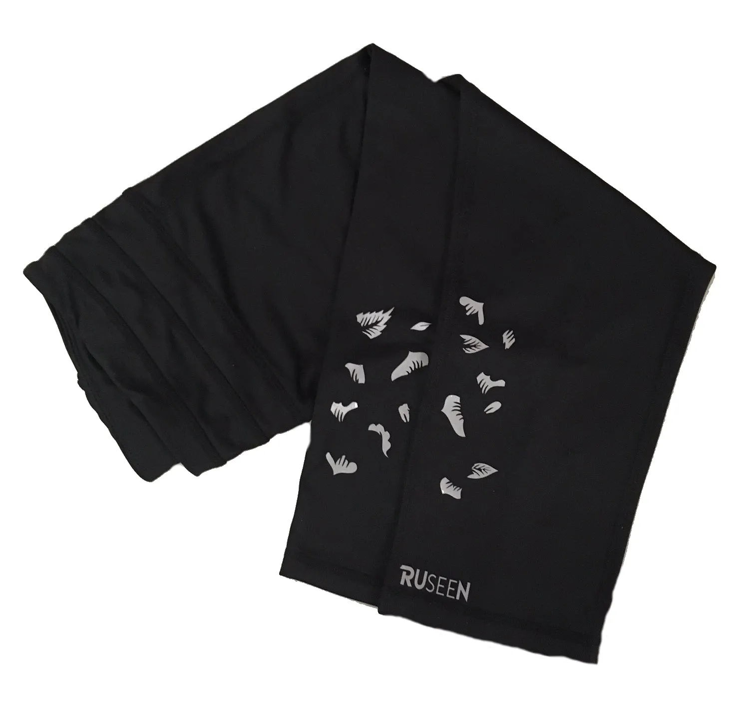 Women's Reflective Autumn Leaves Running Capris