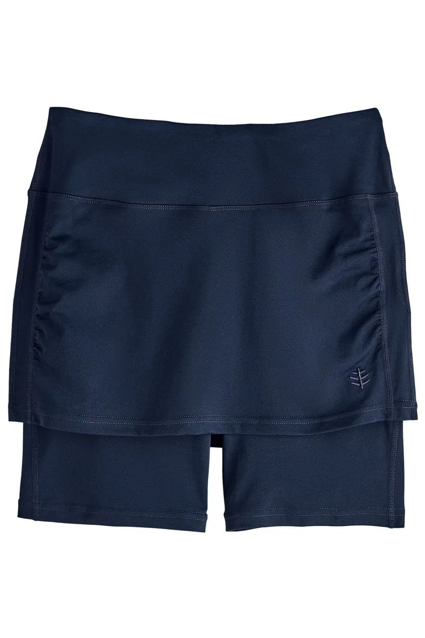 Women's Shorebreak Skirted Swim Shorts  |  Navy